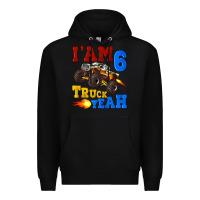 Black i'am six truck yeah Premium Hoodie - Artiststas