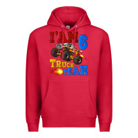 Cardinal i'am six truck yeah Premium Hoodie - Artiststas