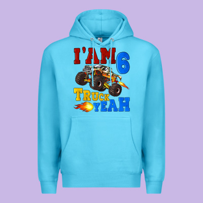 I'am Six Truck Yeah Premium Hoodie Designed By Artiststas
