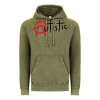 Vintage Olive autistic punk Vintage Hoodie - linhVisuals