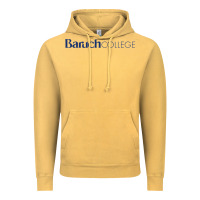 Vintage Mustard Baruch College Vintage Hoodie - linhVisuals
