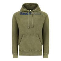 Vintage Olive Baruch College Vintage Hoodie - linhVisuals