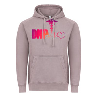 Vintage Zinc dnp doctor of nursing practice heartbeat color rn nurse Vintage Hoodie - linhVisuals