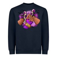 Navy Halloween afro sneakers Heavyweight Sweatshirt - RanaPortraitStore