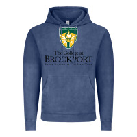 Vintage Denim SUNY Brockport College Vintage Hoodie - linhVisuals