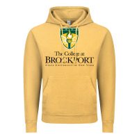 Vintage Mustard SUNY Brockport College Vintage Hoodie - linhVisuals
