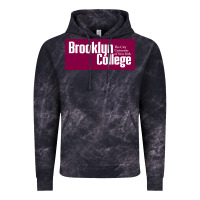 Cloud Black Brooklyn College Vintage Hoodie - linhVisuals