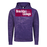 Cloud Purple Brooklyn College Vintage Hoodie - linhVisuals