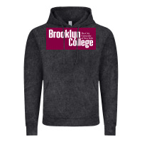 Vintage Black Brooklyn College Vintage Hoodie - linhVisuals