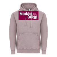 Vintage Zinc Brooklyn College Vintage Hoodie - linhVisuals