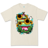 Bone Georgia Map Sunflower Cactus Serape Premium Tee - RanaPortraitStore