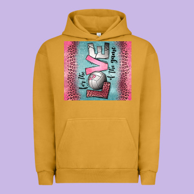For The Love Of The Game Volleyball Urban Hoodie Designed By Jasminsmagicworld