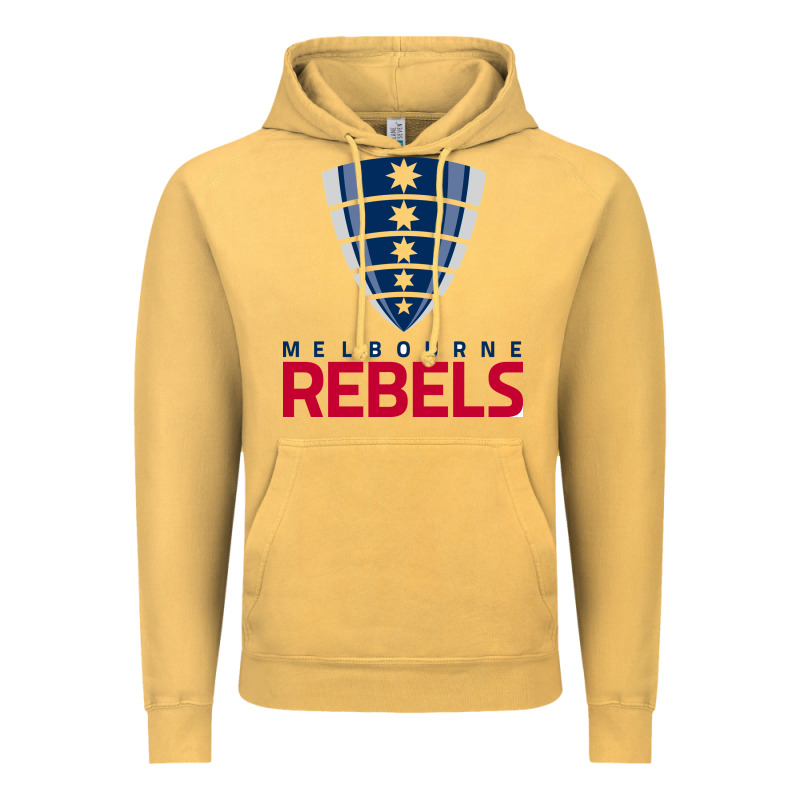 Melbourne Rebels Rugby Super League Vintage Hoodie by linhVisuals | Teevron