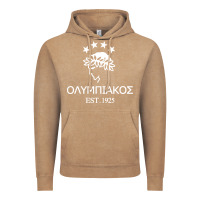 Vintage Coffee olympiakos greek Vintage Hoodie - linhVisuals