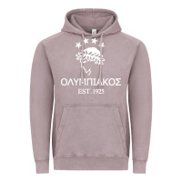 Vintage Zinc olympiakos greek Vintage Hoodie - linhVisuals