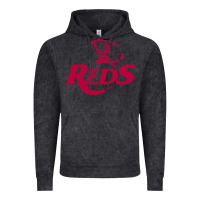 Vintage Black queensland reds rugby super league Vintage Hoodie - linhVisuals