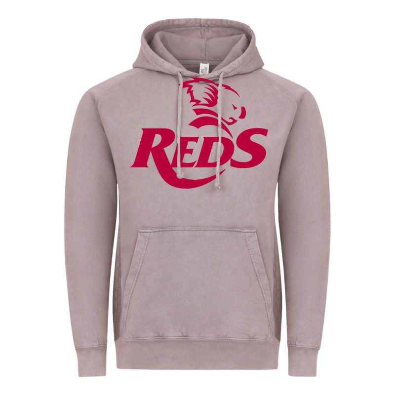 Queensland Reds Rugby Super League Vintage Hoodie by linhVisuals | Teevron