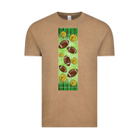 Vintage Coffee american football with lightning bolt  pen wrap Vintage Tee - BundleAndBundleShop