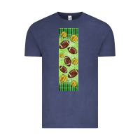 Vintage Denim american football with lightning bolt  pen wrap Vintage Tee - BundleAndBundleShop