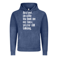 Vintage Denim trending sarcastic adult humor Vintage Hoodie - linhVisuals