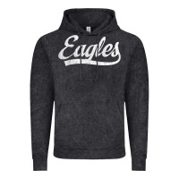 Vintage Black eagles school sports fan team spirit mascot gift Vintage Hoodie - linhVisuals
