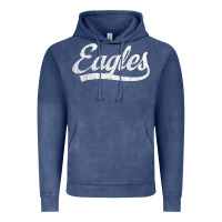 Vintage Denim eagles school sports fan team spirit mascot gift Vintage Hoodie - linhVisuals
