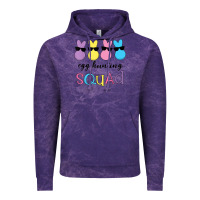 Cloud Purple easter egg hunting squad kindergarten squad girls boys kids Vintage Hoodie - linhVisuals