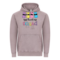 Vintage Zinc easter egg hunting squad kindergarten squad girls boys kids Vintage Hoodie - linhVisuals