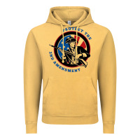 Vintage Mustard american patriot Vintage Hoodie - linhVisuals