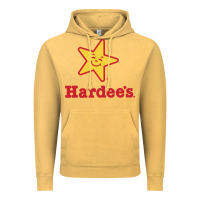 Vintage Mustard hardee's Vintage Hoodie - linhVisuals