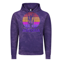 Cloud Purple arizona   vintage retro cactus souvenir gift t shirt Vintage Hoodie - linhVisuals