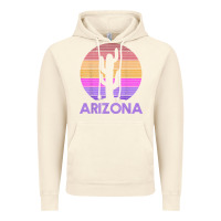Vintage Artic arizona   vintage retro cactus souvenir gift t shirt Vintage Hoodie - linhVisuals