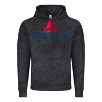 Vintage Black DELTA Vintage Hoodie - linhVisuals