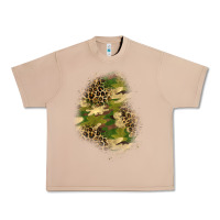 Burro camouflage and leopard patch  1 Urban Heavy Tee - BundleAndBundleShop