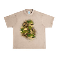 French Oak camouflage and leopard patch  1 Urban Heavy Tee - BundleAndBundleShop