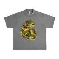 Tornado camouflage and leopard patch  1 Urban Heavy Tee - BundleAndBundleShop