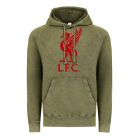Vintage Olive LIVERPOOL TEAM Vintage Hoodie - linhVisuals