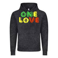 Vintage Black reggae colors t  shirtone love reggae lovers pattern t  shirt Vintage Hoodie - linhVisuals