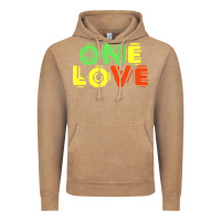 Vintage Coffee reggae colors t  shirtone love reggae lovers pattern t  shirt Vintage Hoodie - linhVisuals