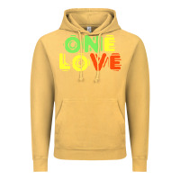 Vintage Mustard reggae colors t  shirtone love reggae lovers pattern t  shirt Vintage Hoodie - linhVisuals