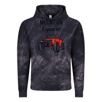 Cloud Black mountain explorer Vintage Hoodie - linhVisuals