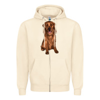 Sandshell labrador Zipper Hoodie - JahusDesignShop