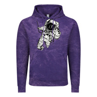 Cloud Purple astronaut in the space Vintage Hoodie - linhVisuals