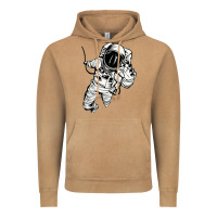 Vintage Camel astronaut in the space Vintage Hoodie - linhVisuals