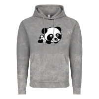 Cloud Rock baby panda bear Vintage Hoodie - linhVisuals