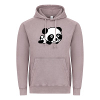 Vintage Zinc baby panda bear Vintage Hoodie - linhVisuals