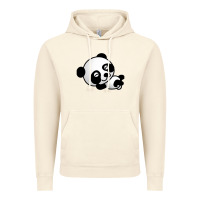 Vintage Artic baby panda bear Vintage Hoodie - linhVisuals