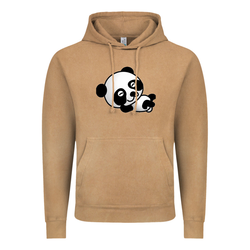 Baby Panda Bear Vintage Hoodie by linhVisuals | Teevron