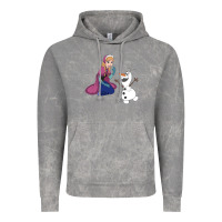 Cloud Rock olaf and  elsa Vintage Hoodie - linhVisuals