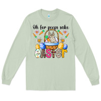 Matcha Oh For Peeps Sake Easter Long Sleeve Tee - CowhideDigitalArt